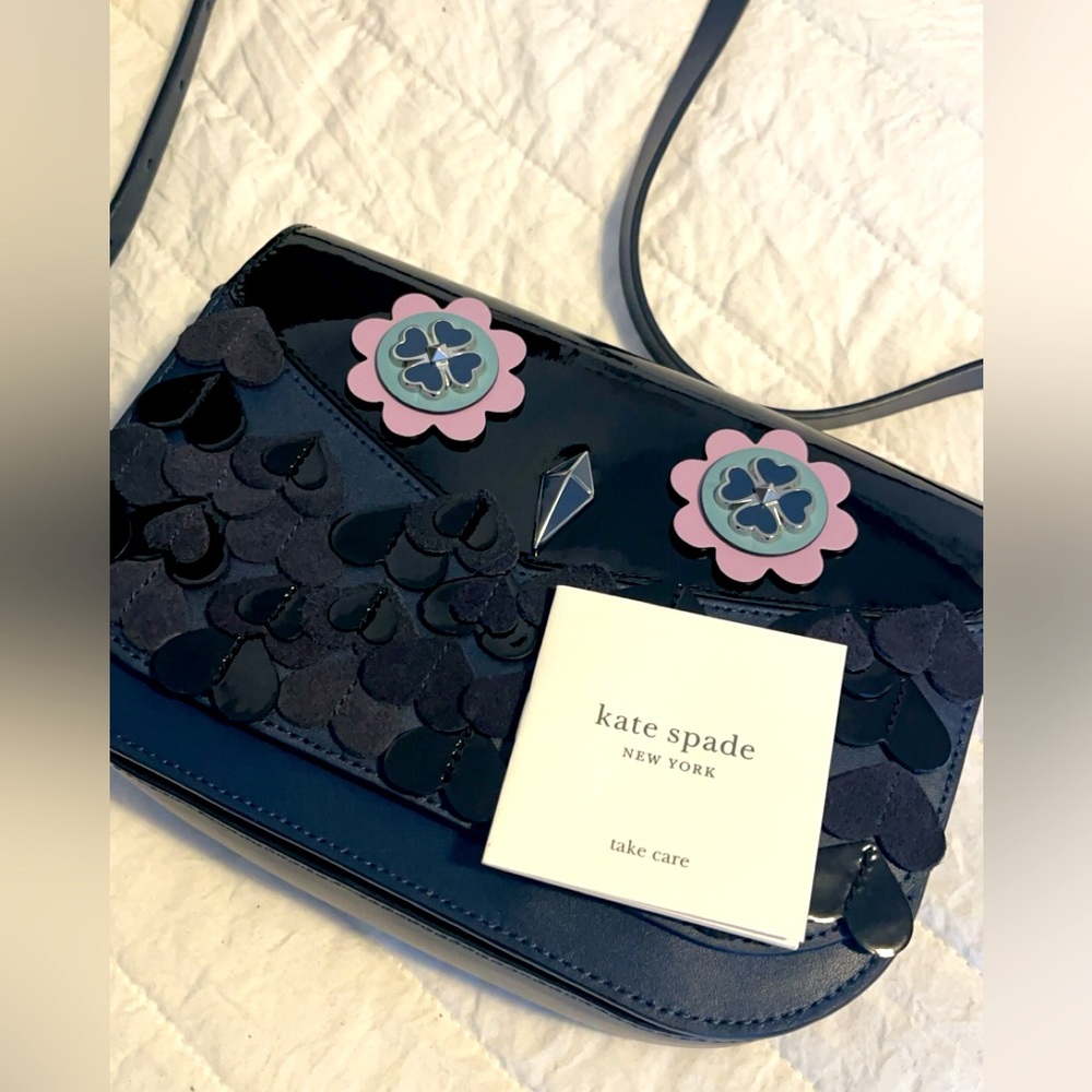 Kate Spade Owl Zibbi leather crossbody 🦉...NWOT‼️ - Picture 3 of 12